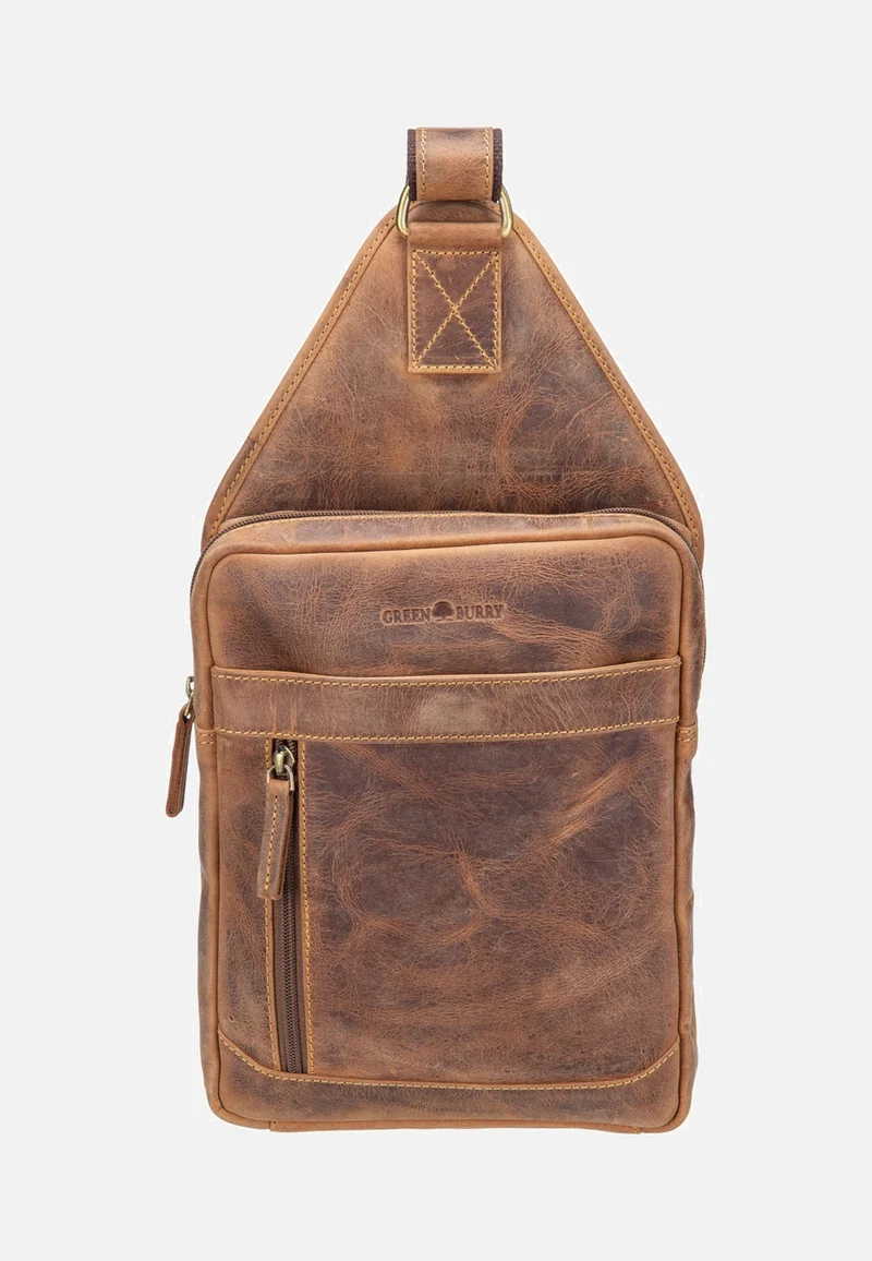 Vintage Crossbody Sattelbraun - Crossbody Bag