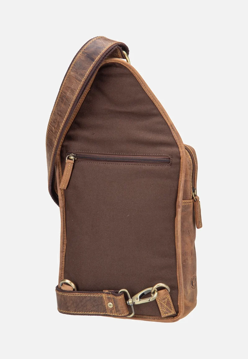 Vintage Crossbody Sattelbraun - Crossbody Bag