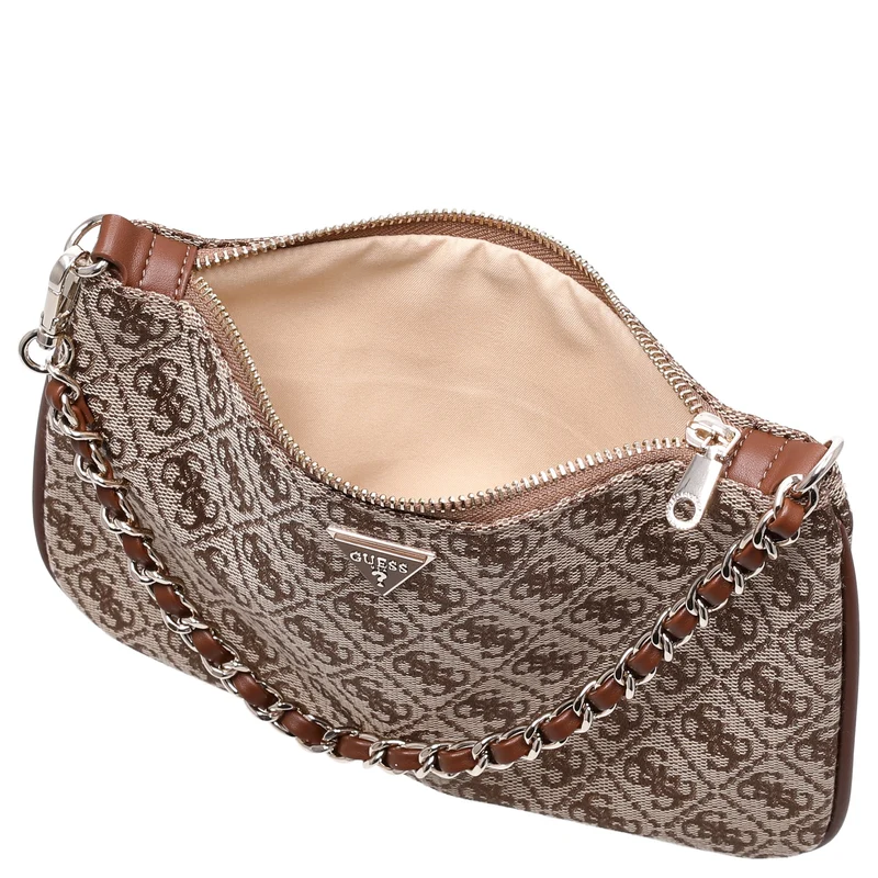 Guess Flat Pouch - Schultertasche 24.5 cm (latte logo)