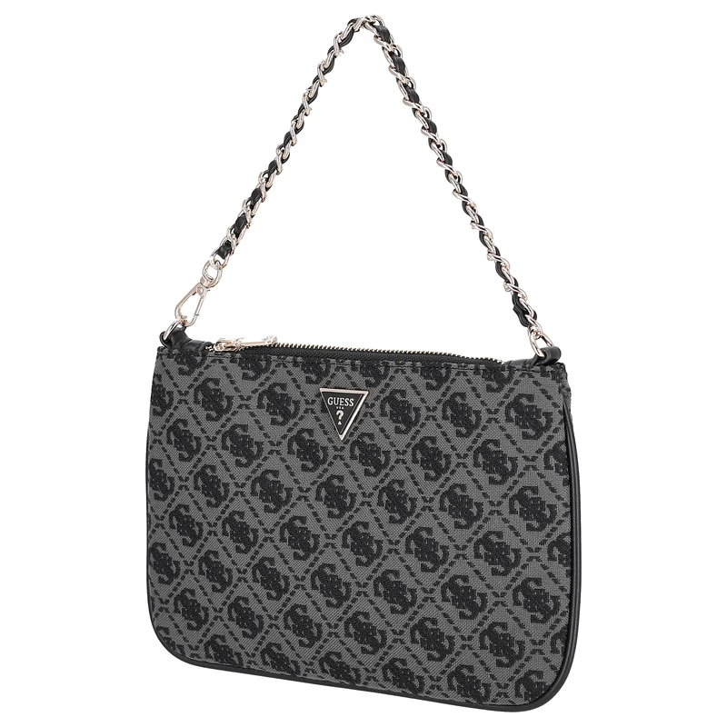 Guess Flat Pouch - Schultertasche 24.5 cm (coal logo)