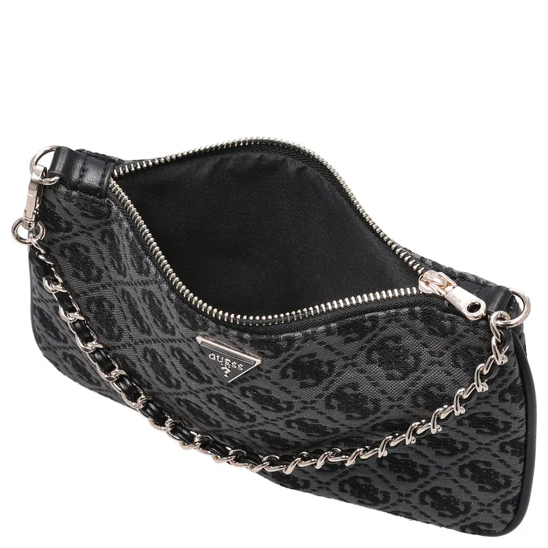 Guess Flat Pouch - Schultertasche 24.5 cm (coal logo)