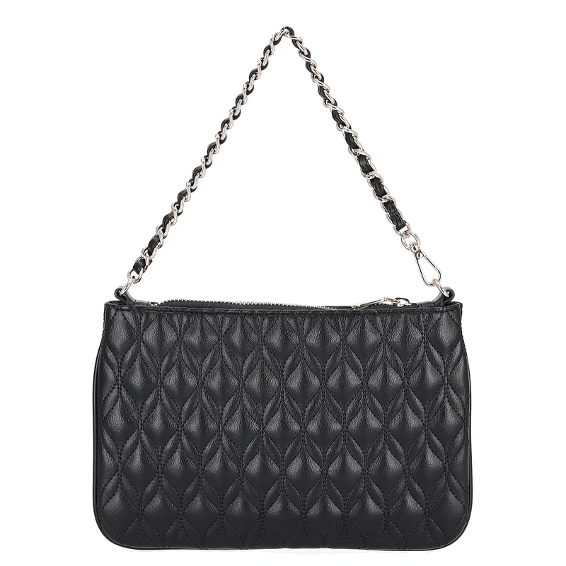 Guess Maxine Quilted Flat Pouch - Schultertasche 24 cm (black)