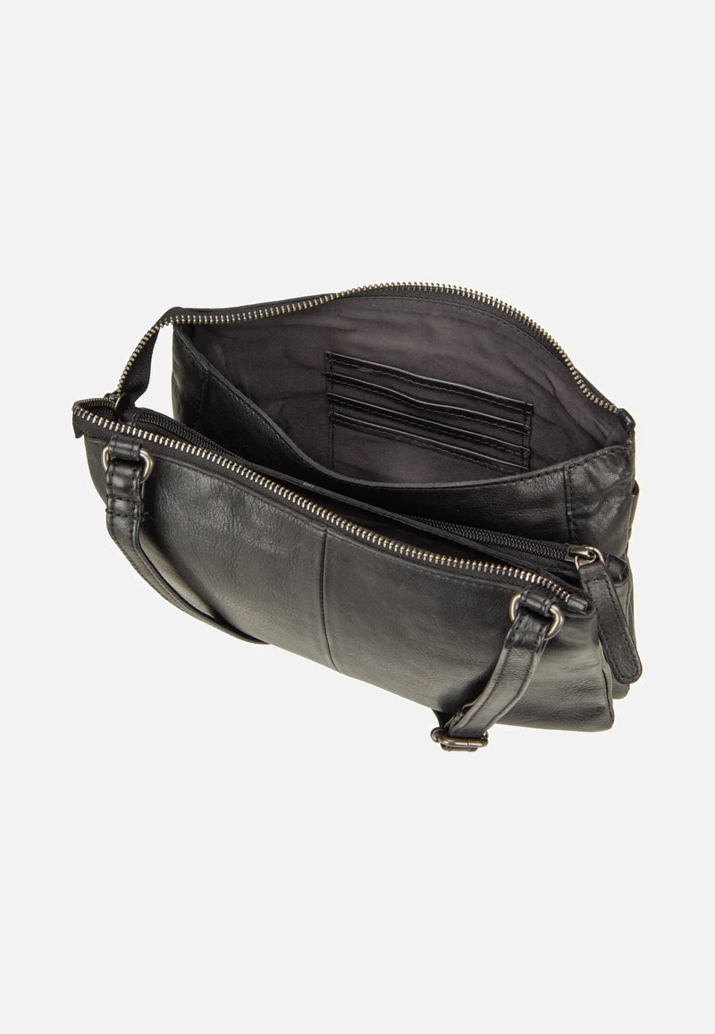 Colombiana Rv 3 Zip Medium Black - Crossbody Bag