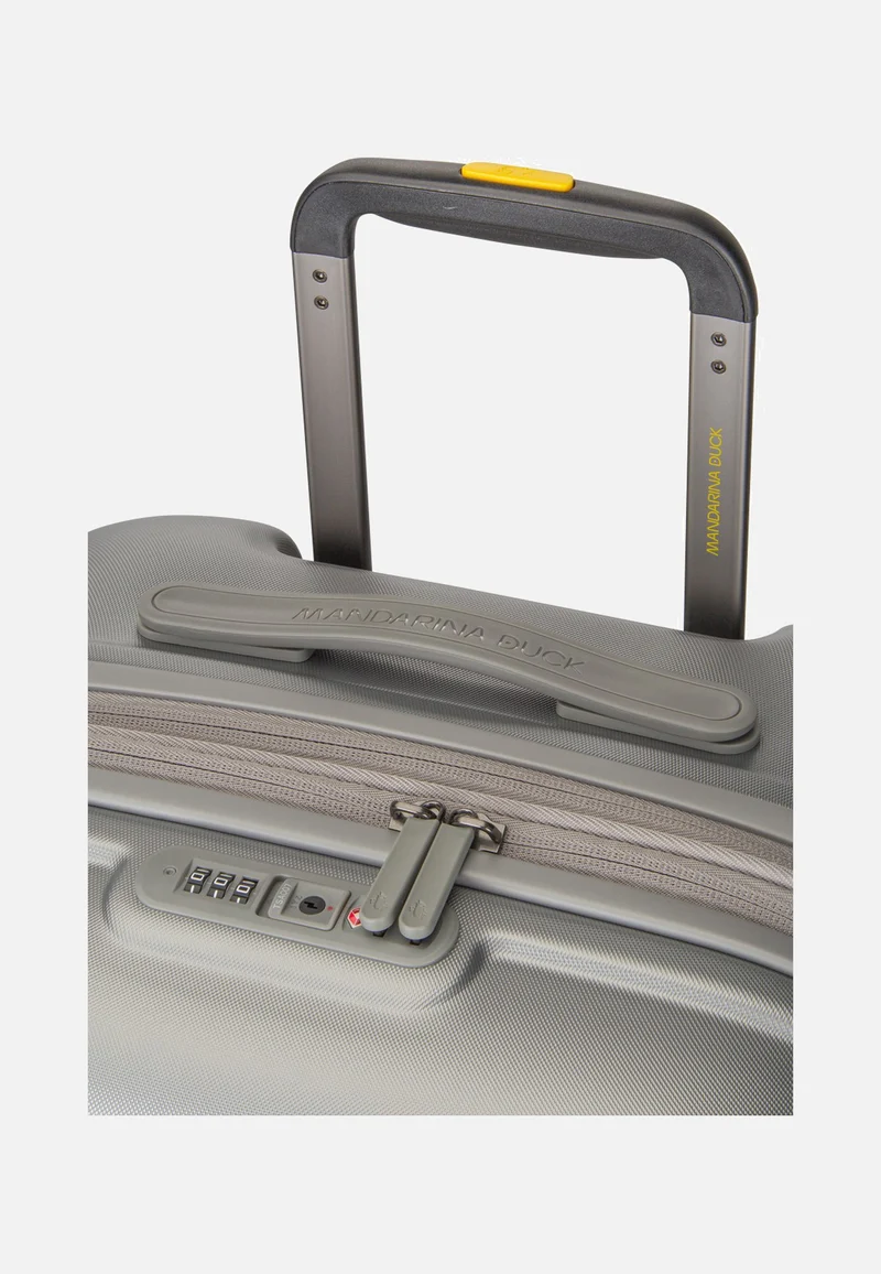 Logoduck + Trolley Medium Exp Silver - Koffer