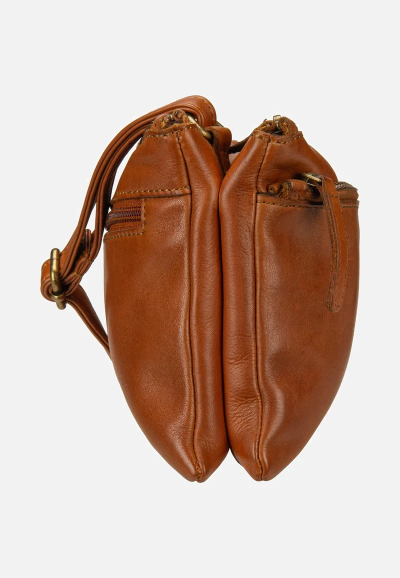 Colombiana Rv 3 Zip Small Nougat - Crossbody Bag
