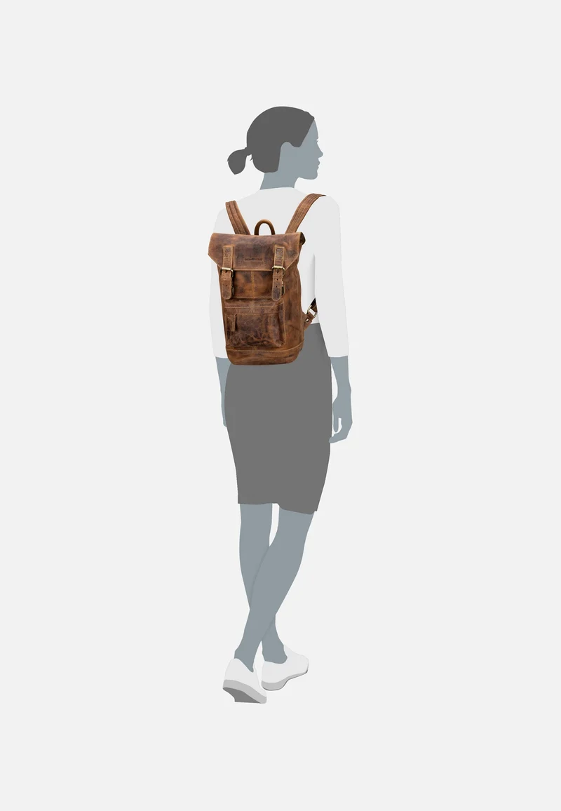 Vintage 1689S Sattelbraun - Rucksack