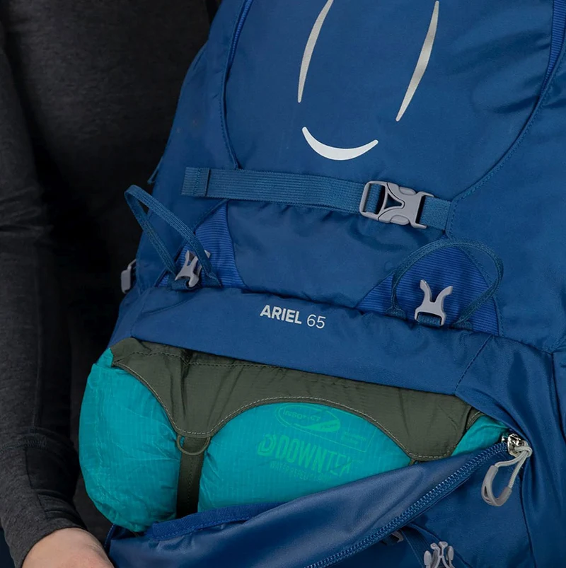 Osprey Ariel 65 Women - Trekkingrucksack 75 cm (ceramic blue, XS/S)