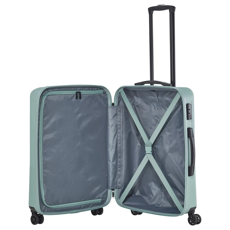 Travelite Bali - 4-Rollen-Trolley M 67 cm (mint)