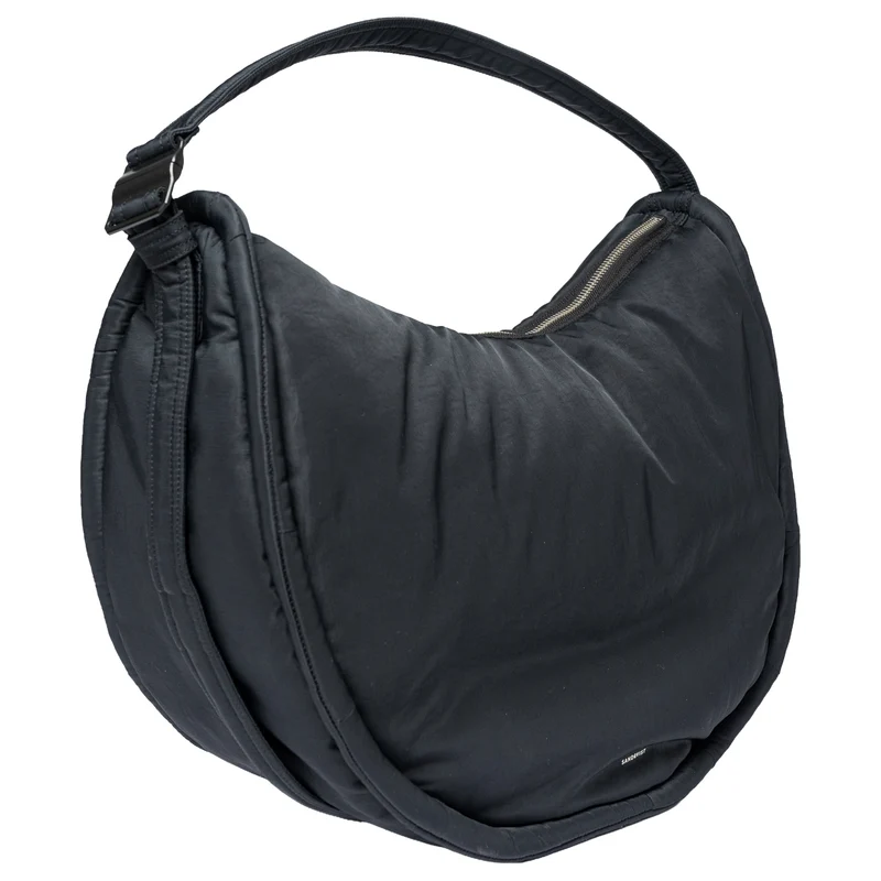 Sandqvist Curve Half Moon Bag L - Umhängetasche 42 cm (black)