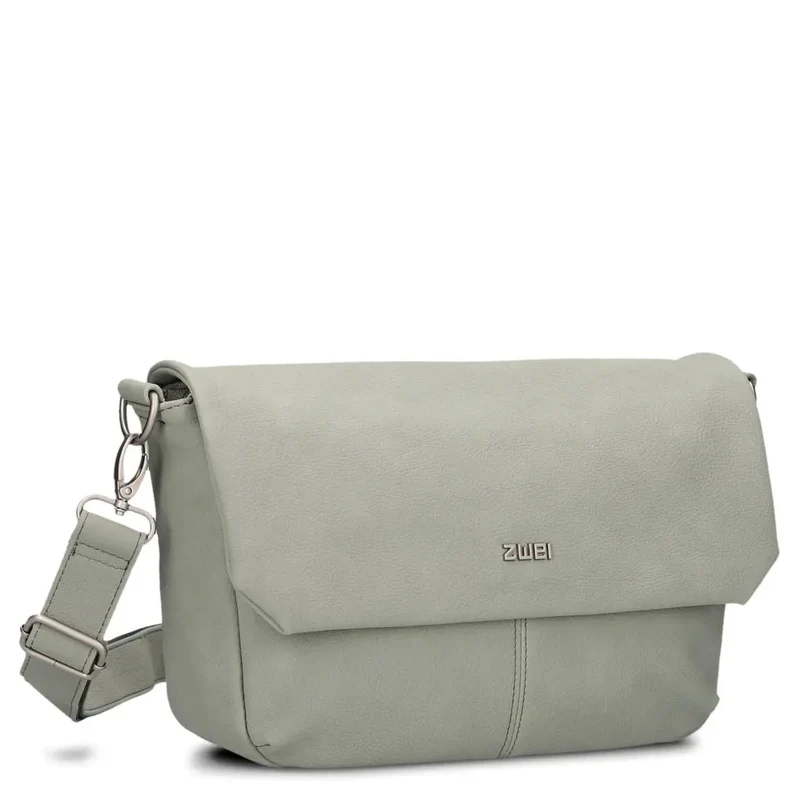 zwei Mademoiselle M60 - Umhängetasche 33 cm (sage)