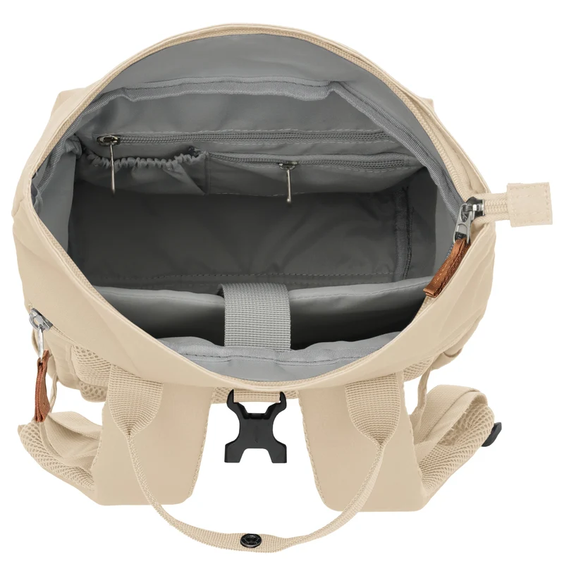 Travelite Basics Short Handle - Rolltop Rucksack 46 cm erw. (off-white)