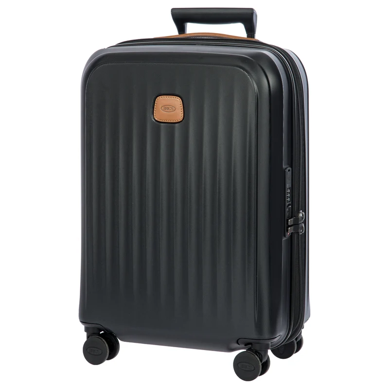 Brics Taormina - 4-Rollen-Kabinentrolley S 55 cm erw. USB (schwarz)