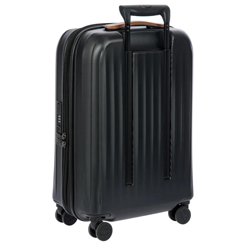 Brics Taormina - 4-Rollen-Kabinentrolley S 55 cm erw. USB (schwarz)