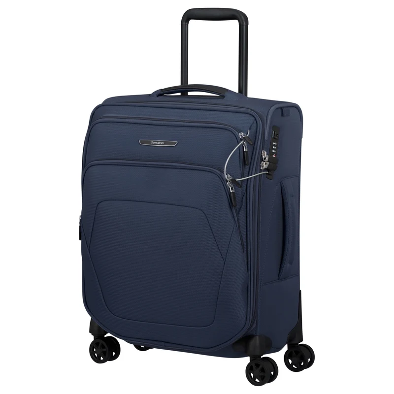 Samsonite Spark SNG 2 - 4-Rollen-Kabinentrolley 55/20 cm erw. (midnight blue, 55 cm)