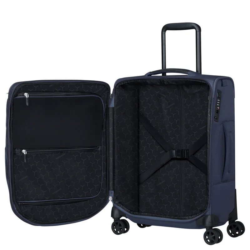 Samsonite Spark SNG 2 - 4-Rollen-Kabinentrolley 55/20 cm erw. (midnight blue, 55 cm)