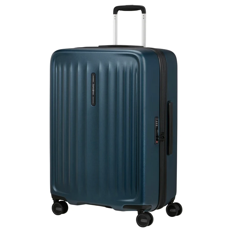 Samsonite Fyrm - 4-Rollen-Trolley 67 cm erw. (steel blue)