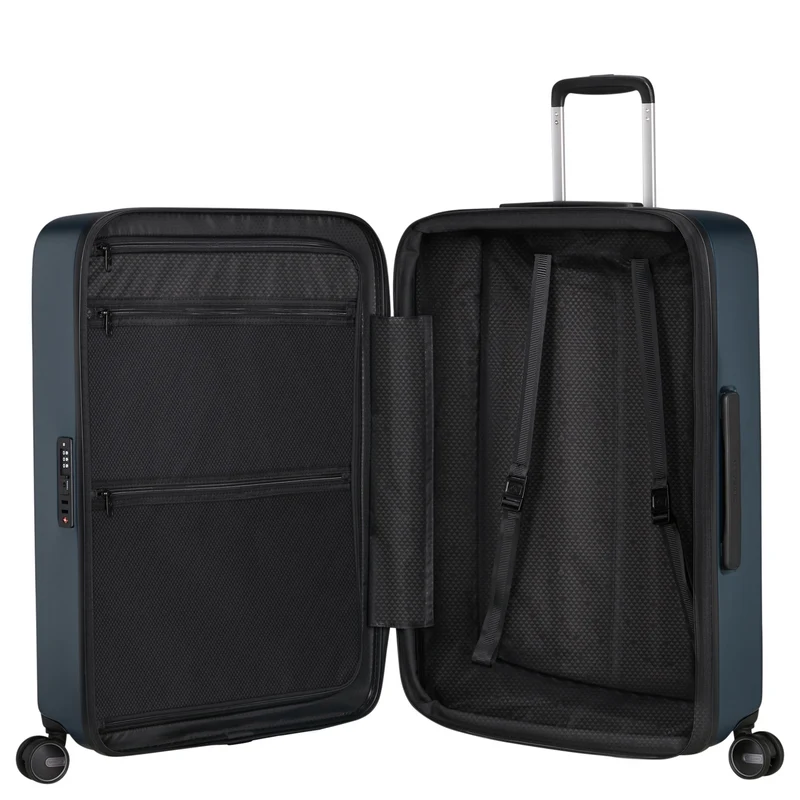 Samsonite Fyrm - 4-Rollen-Trolley 67 cm erw. (steel blue)