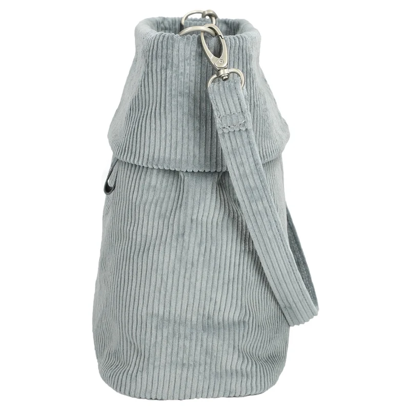 zwei Mademoiselle M8 - Schultertasche 25 cm (cord-sage)