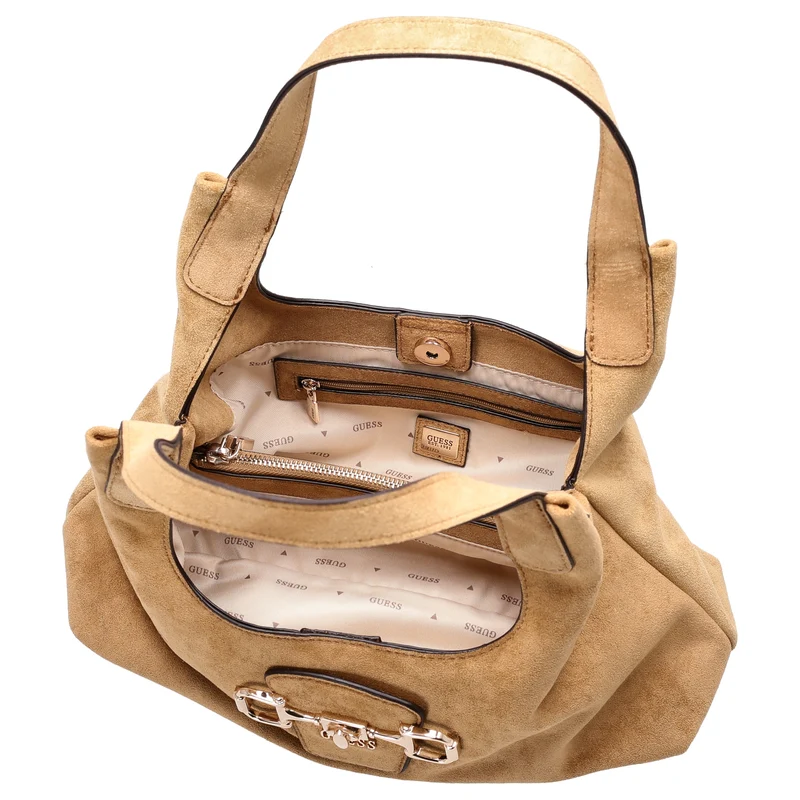 Guess Sunset Small Hobo - Schultertasche 33 cm (tan)