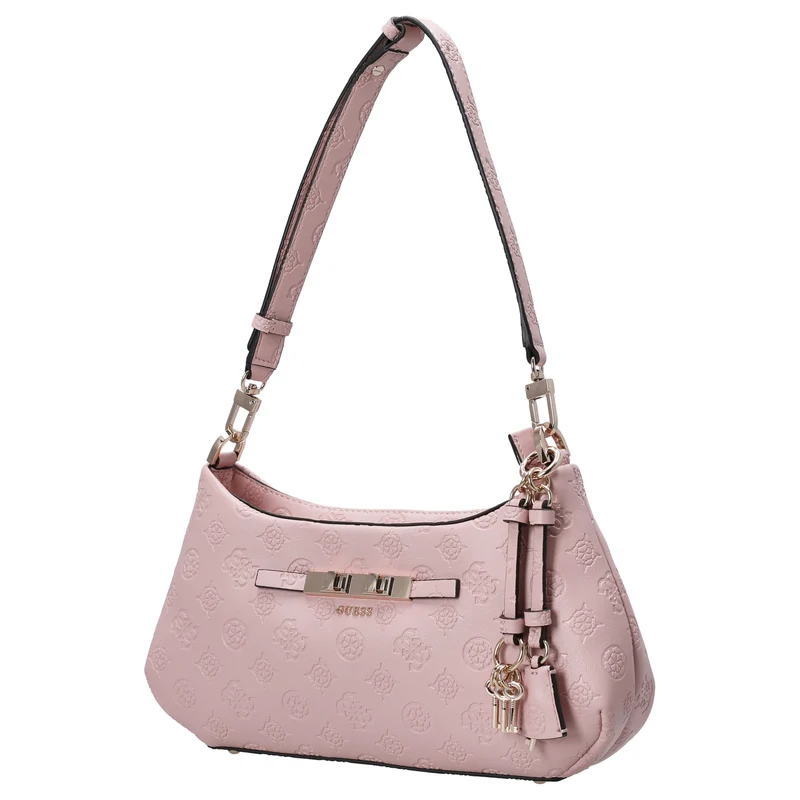 Guess Carmella - Schultertasche 30 cm (light pink logo)