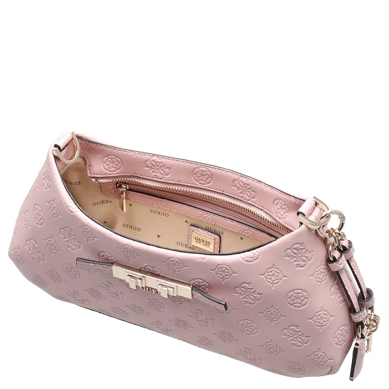 Guess Carmella - Schultertasche 30 cm (light pink logo)