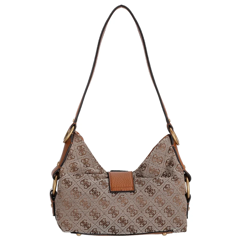 Guess Camden Mini - Schultertasche 24 cm (latte logo/cognac)