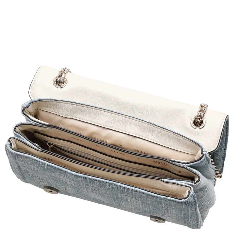 Guess Noelle II XBody Flap - Umhängetasche 24 cm (denim logo)