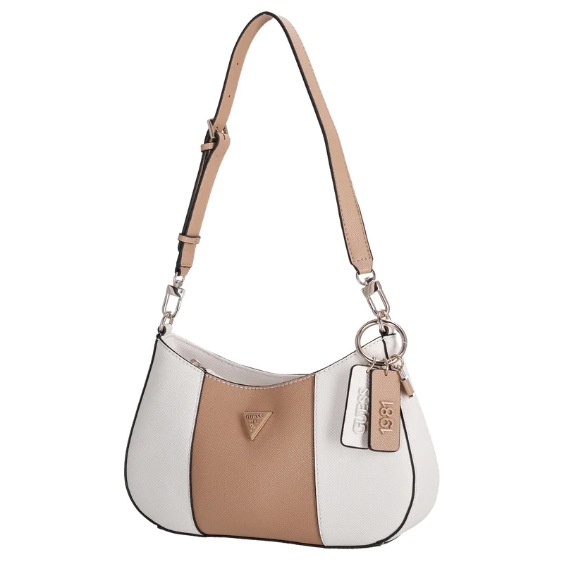Guess Noelle II Top Zip - Schultertasche 28 cm (off white/beige)