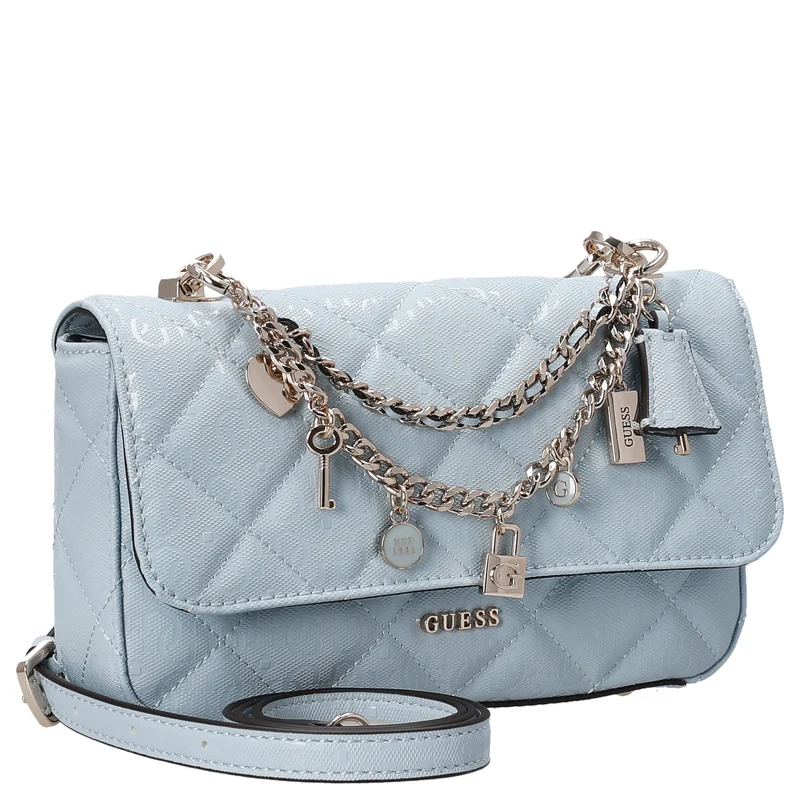 Guess Libby Flap - Umhängetasche 23 cm (aqua)