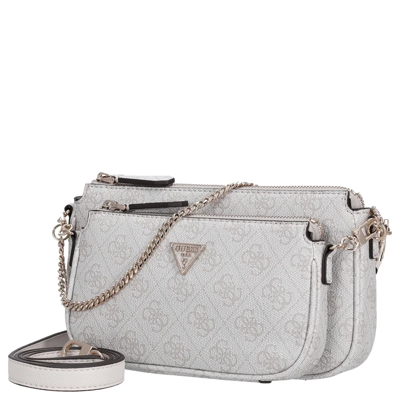 Guess Noelle II DBL - Umhängetasche 24 cm (bone logo)