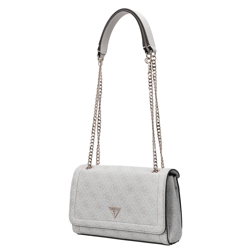 Guess Noelle II Convertible Xbody Flap - Umhängetasche 24 cm (bone logo)