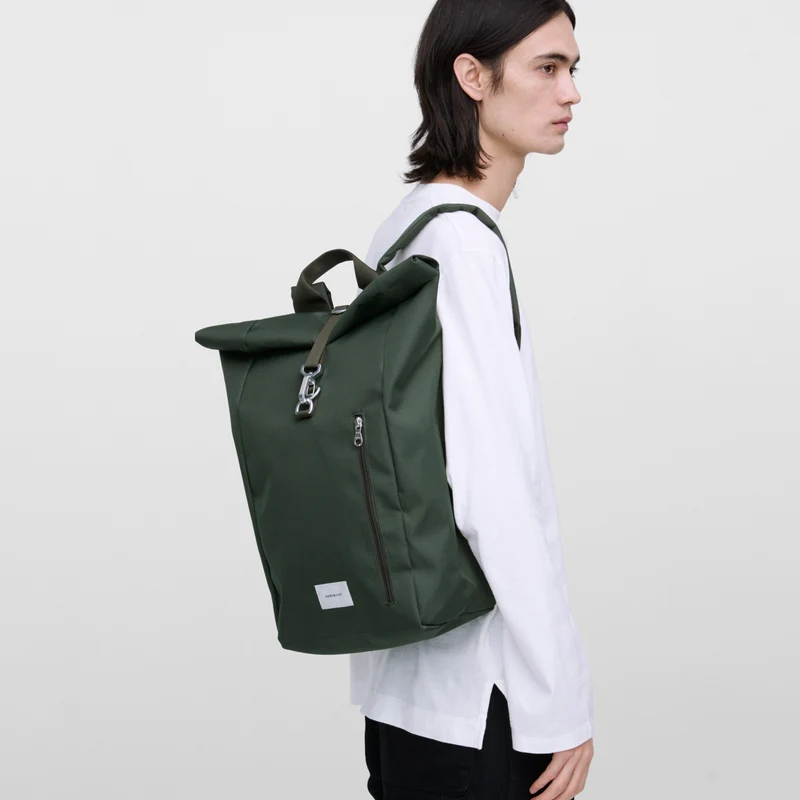 Sandqvist Ground - Rucksack L 16" 56 cm (dawn green with dawn green webbing)