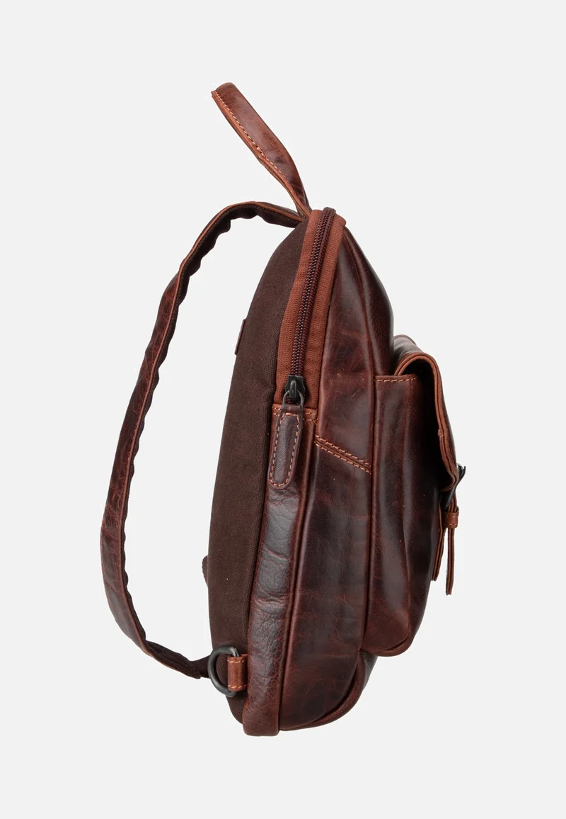 Rugged Body-Crossover Bag I Teak Brown - Crossbody Bag