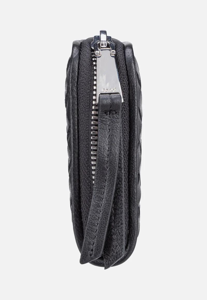 Piuma Weaving Wallet Black/Nickel - Portemonnaie