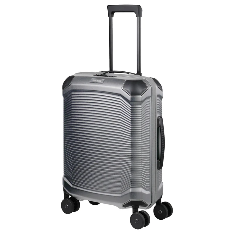 Travelite Millennium - 4-Rollen-Kabinentrolley 55 cm (silver)