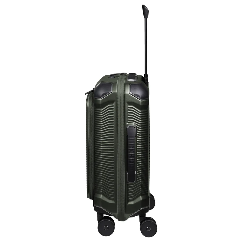 Travelite Millennium - 4-Rollen-Kabinentrolley mit Vortasche S 55 cm (pine green)
