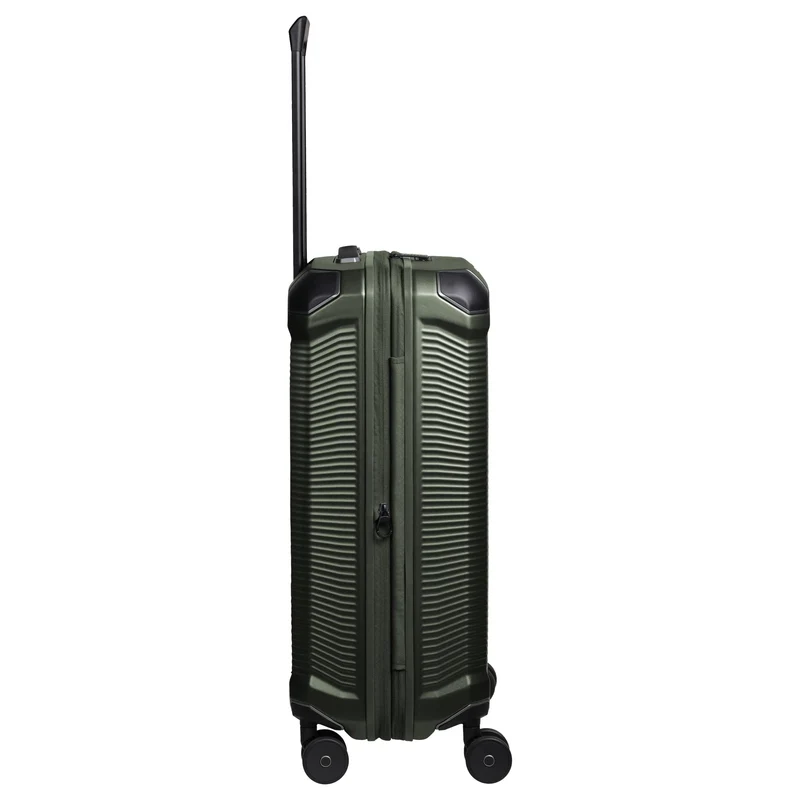 Travelite Millennium - 4-Rollen-Trolley M 67 cm erw. (pine green)