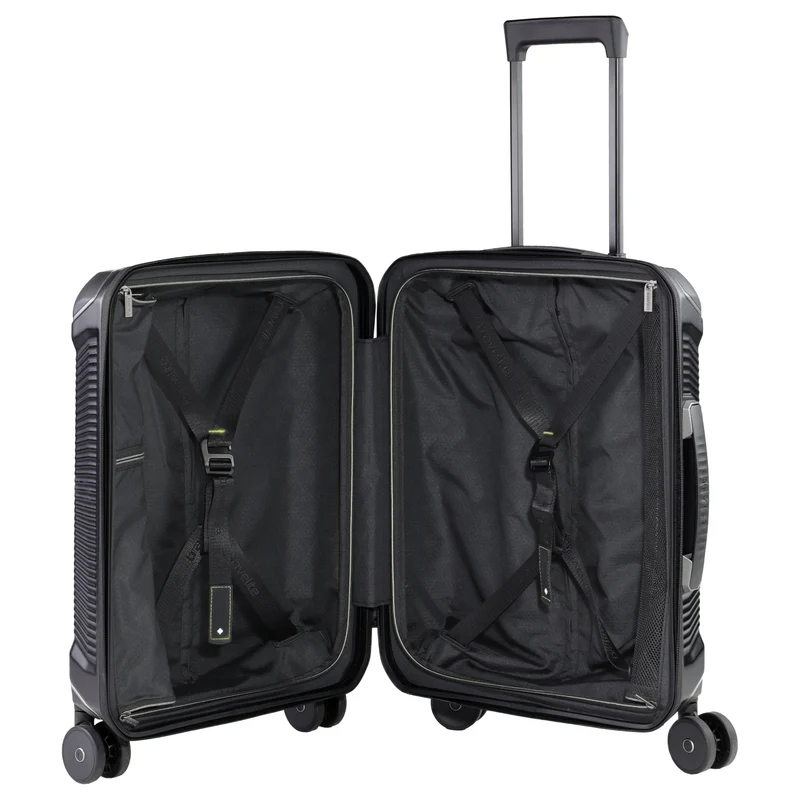Travelite Millennium - 4-Rollen-Kabinentrolley 55 cm (black)