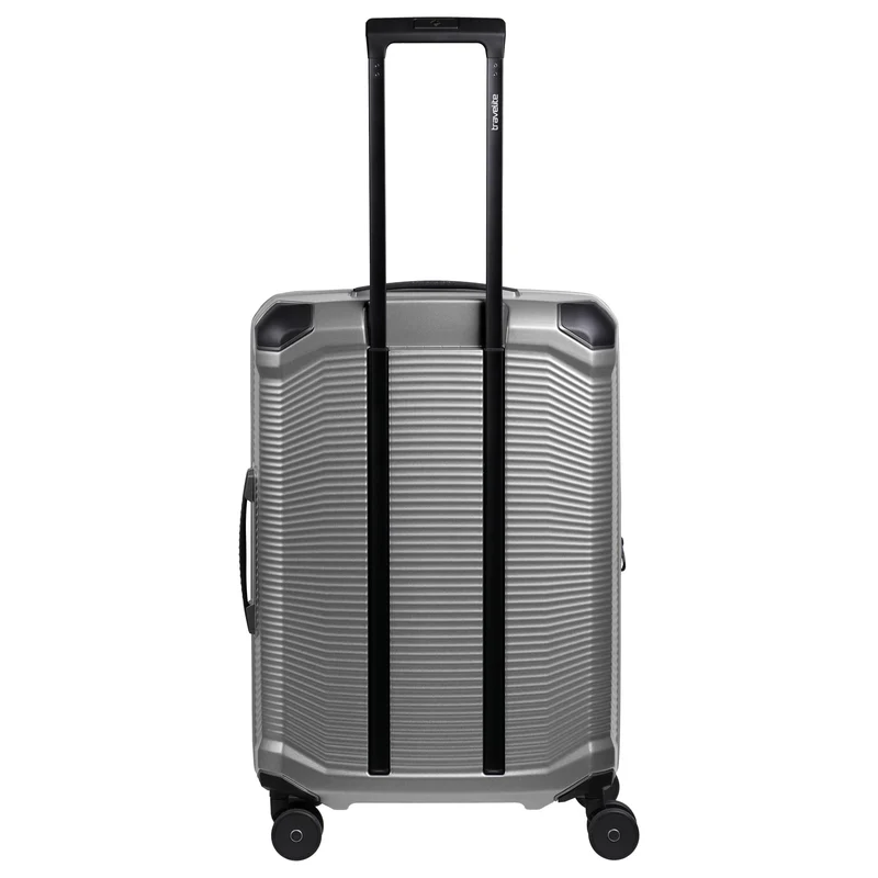 Travelite Millennium - 4-Rollen-Trolley M 67 cm erw. (silver)