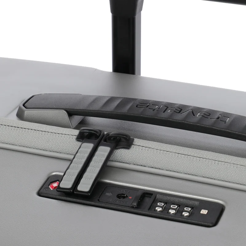 Travelite Millennium - 4-Rollen-Trolley M 67 cm erw. (silver)