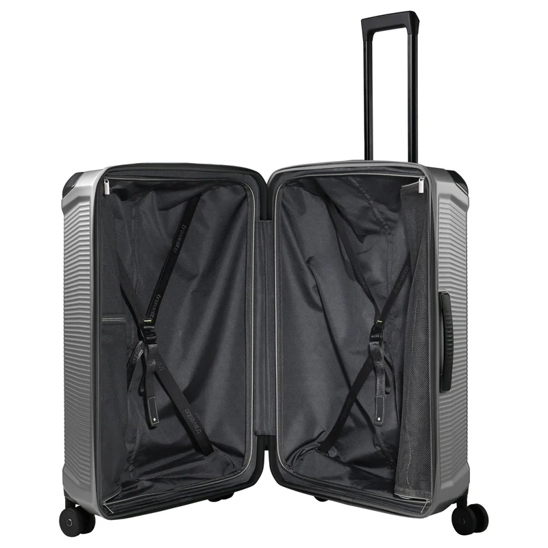 Travelite Millennium - 4-Rollen-Trolley L 76 cm (silver)