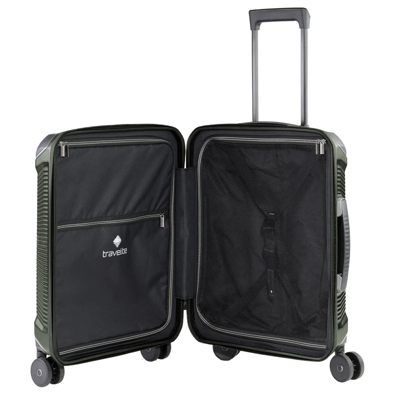 Travelite Millennium - 4-Rollen-Kabinentrolley 55 cm (pine green)