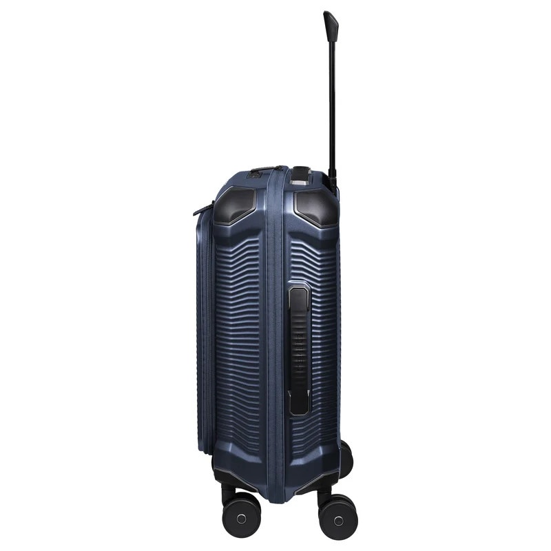Travelite Millennium - 4-Rollen-Kabinentrolley mit Vortasche S 55 cm (navy)