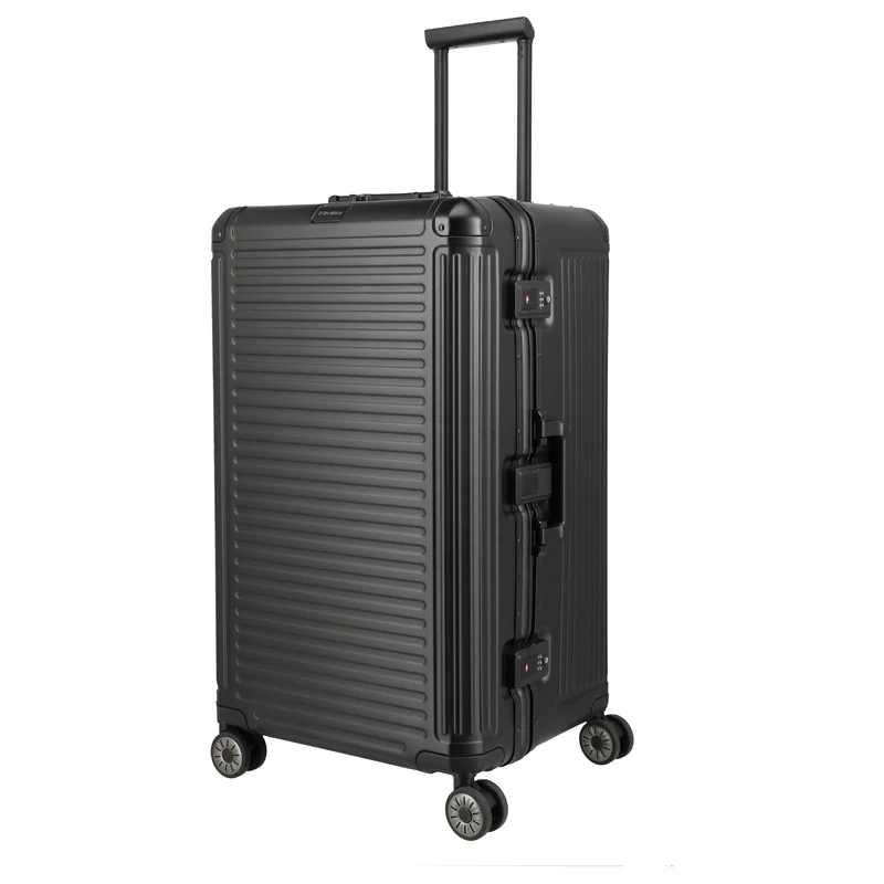 Travelite Next Trunk - 4-Rollen-Trolley 76 cm (schwarz)