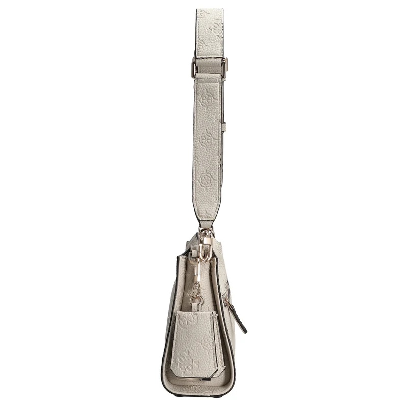 Guess Cresidia II Top Zip - Schultertasche 27 cm (bone logo)
