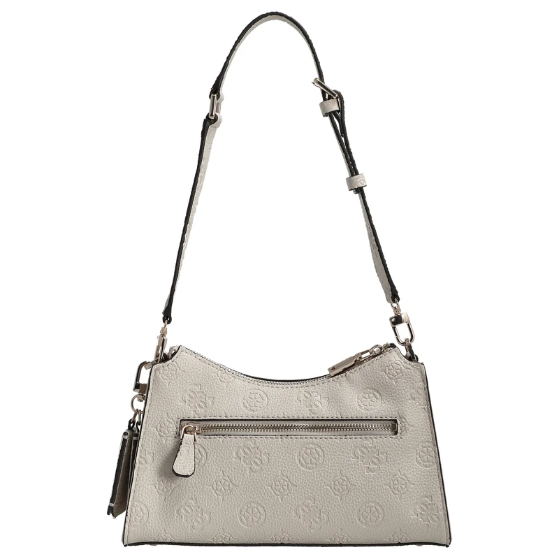 Guess Cresidia II Top Zip - Schultertasche 27 cm (bone logo)