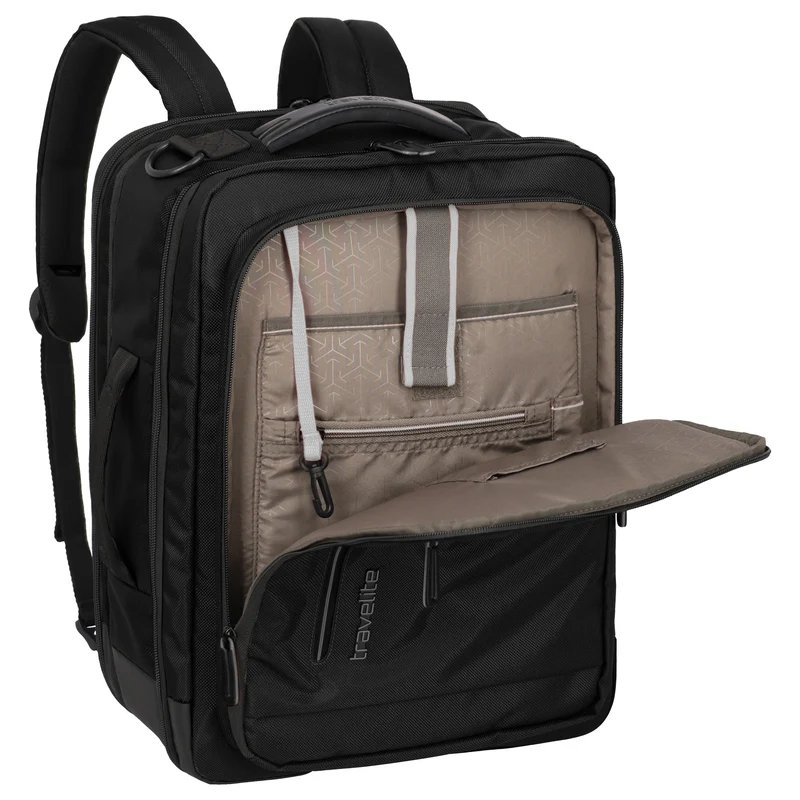 Travelite Crosslite - Bordtasche/Rucksack 43 cm (black)