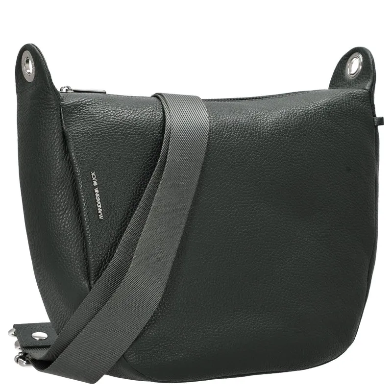 Mandarina Duck Mellow Leather - Umhängetasche M 34 cm (pine green)