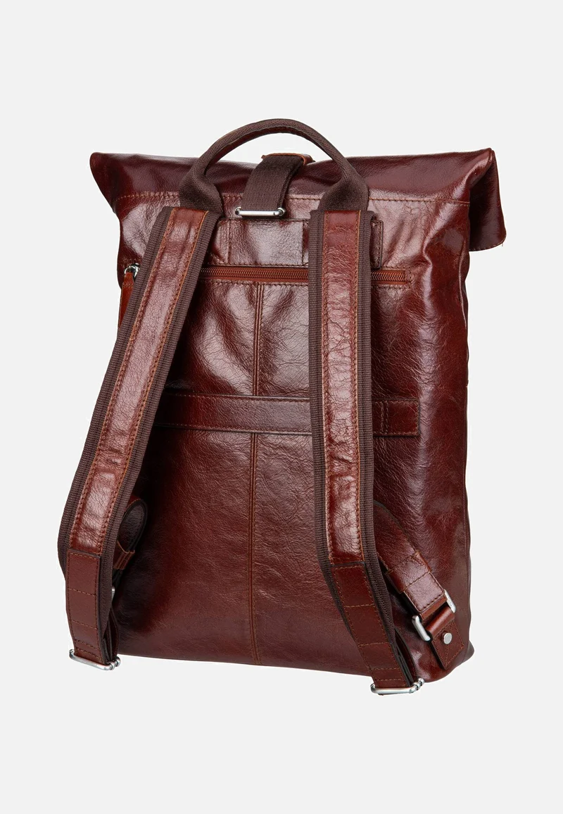 Buddy 5667 Cognac - Rolltop Rucksack