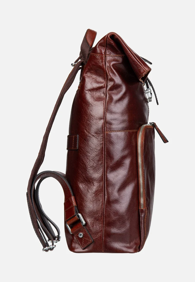 Buddy 5667 Cognac - Rolltop Rucksack